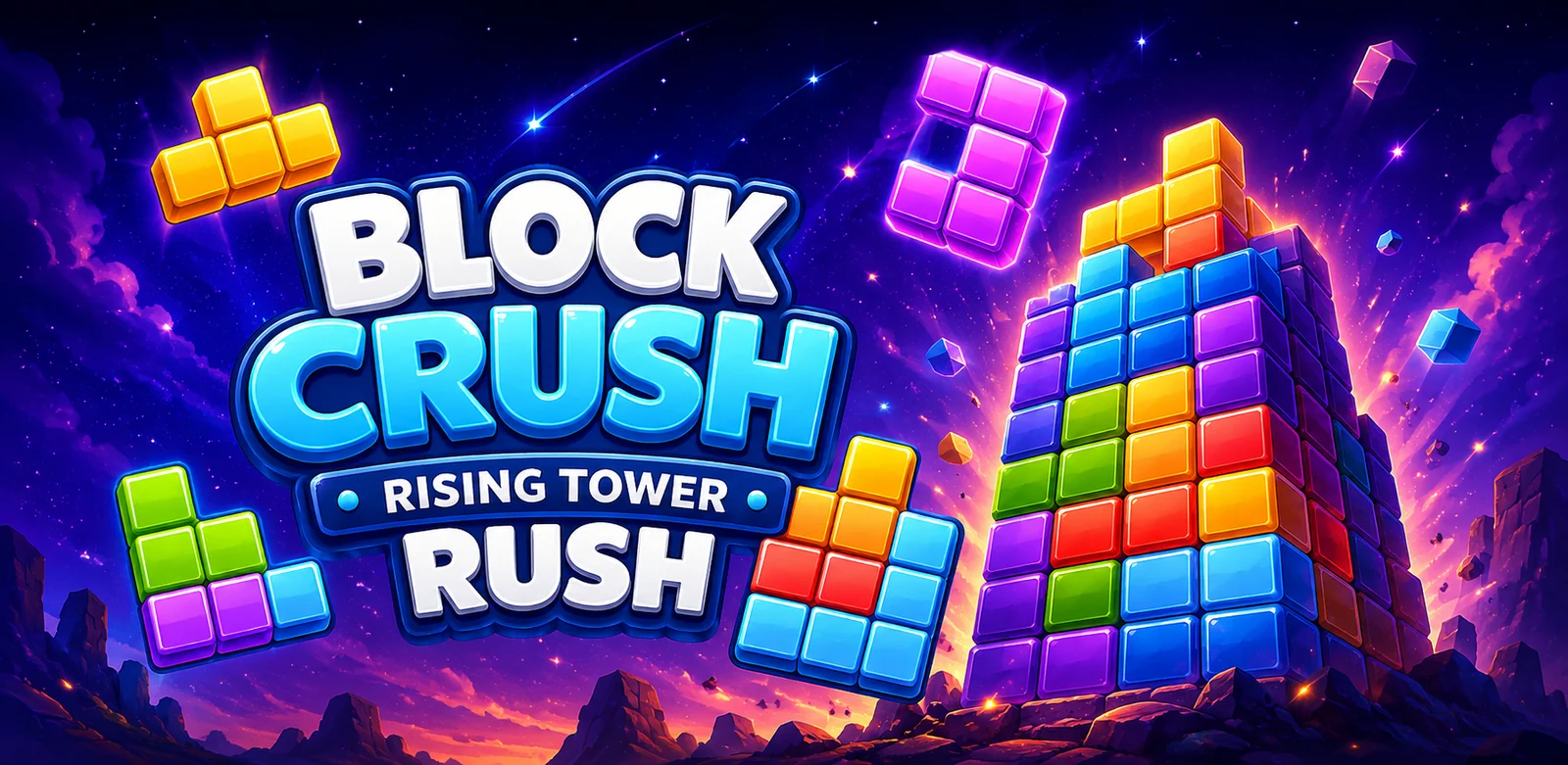 Block Crush: Rising Tower Rush banner